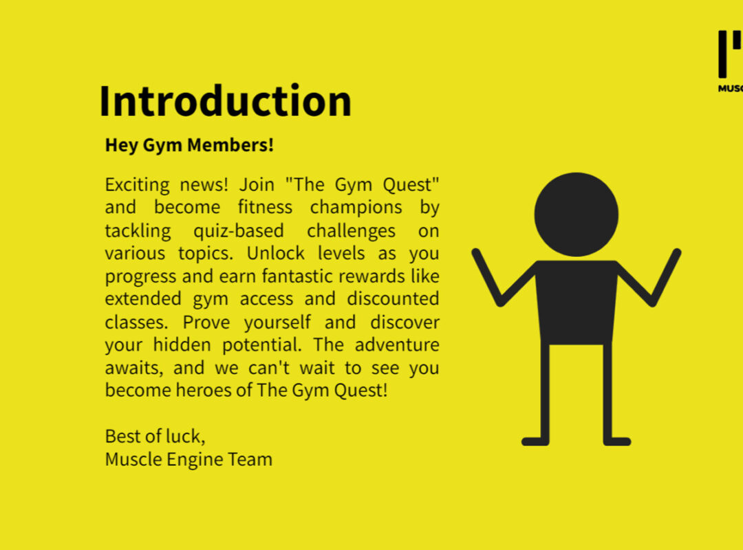 Gamification –  The Gym Quest