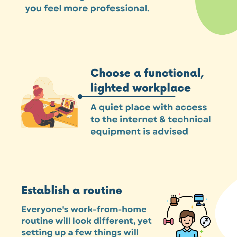 Infographic – Effective Work-from-home Practices During the COVID Pandemic